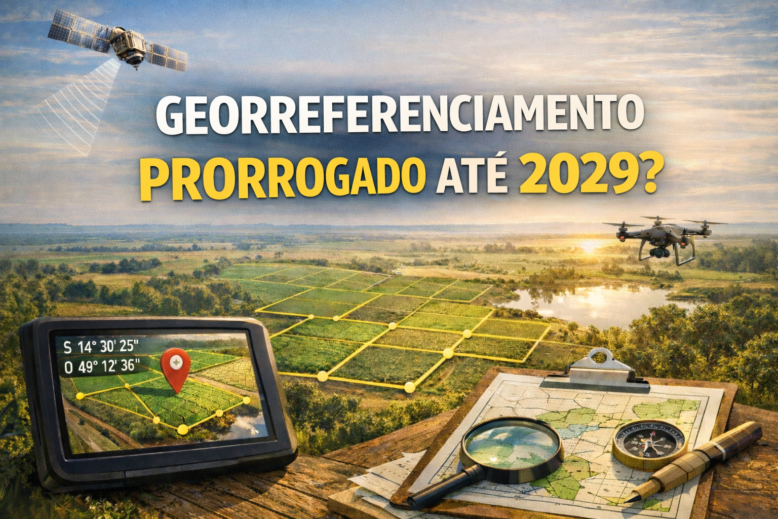 Governo do Brasil amplia prazo para georreferenciamento obrigatório até 2029