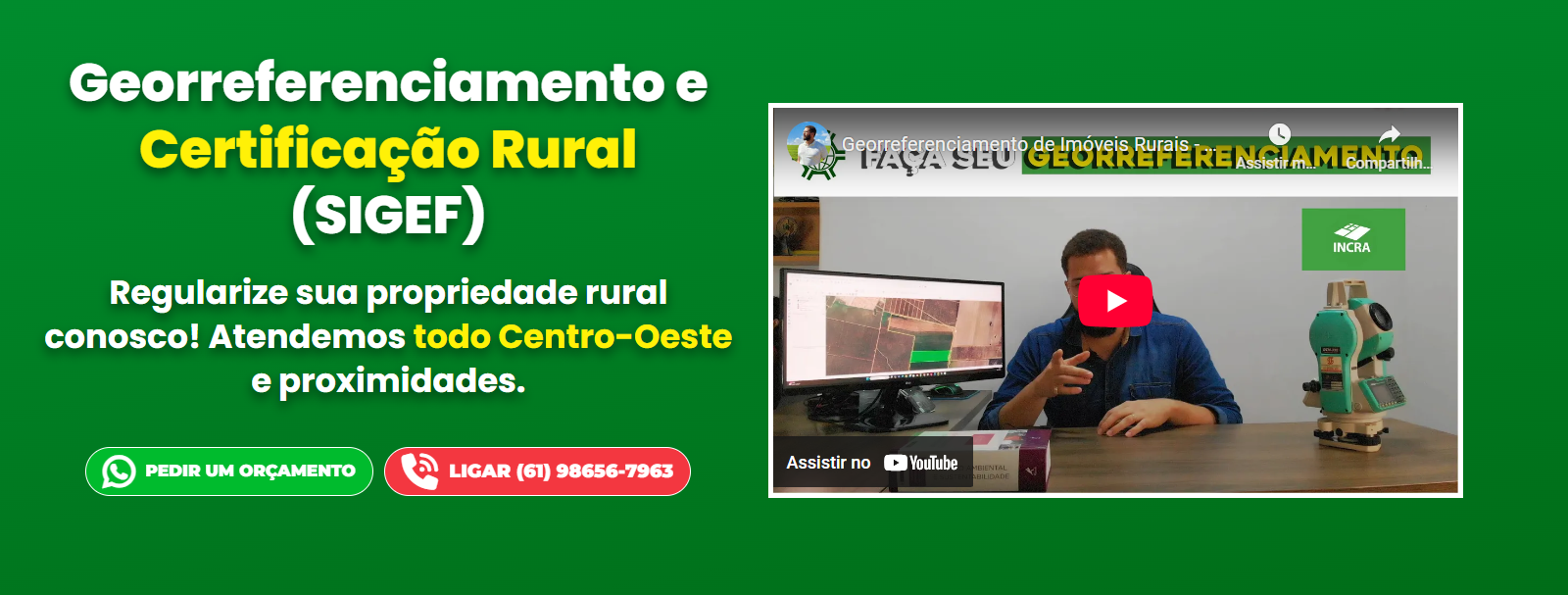 Faça o orçamento do seu georreferenciamento.